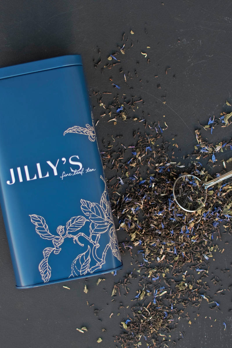 Jilly's Fine Leaf Tea is blended by hand